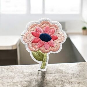 Floral Embroidered Patch